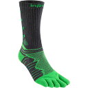 (取寄) インジンジ メンズ ウルトラ ラン クルー クールマックス ソック - メンズ Injinji men Ultra Run Crew CoolMax Sock - Men's Emerald