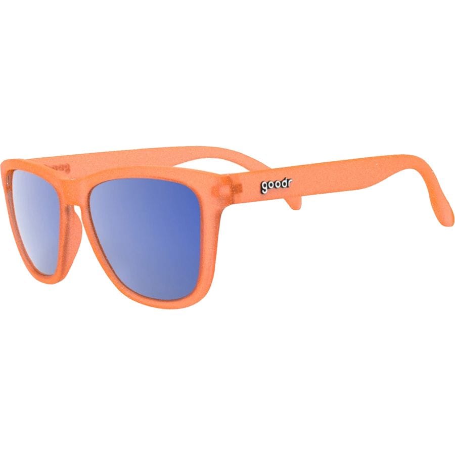 () O_[ OG |[CYh TOX Goodr OG Polarized Sunglasses Donkey Goggles/Orange/Blue Lens