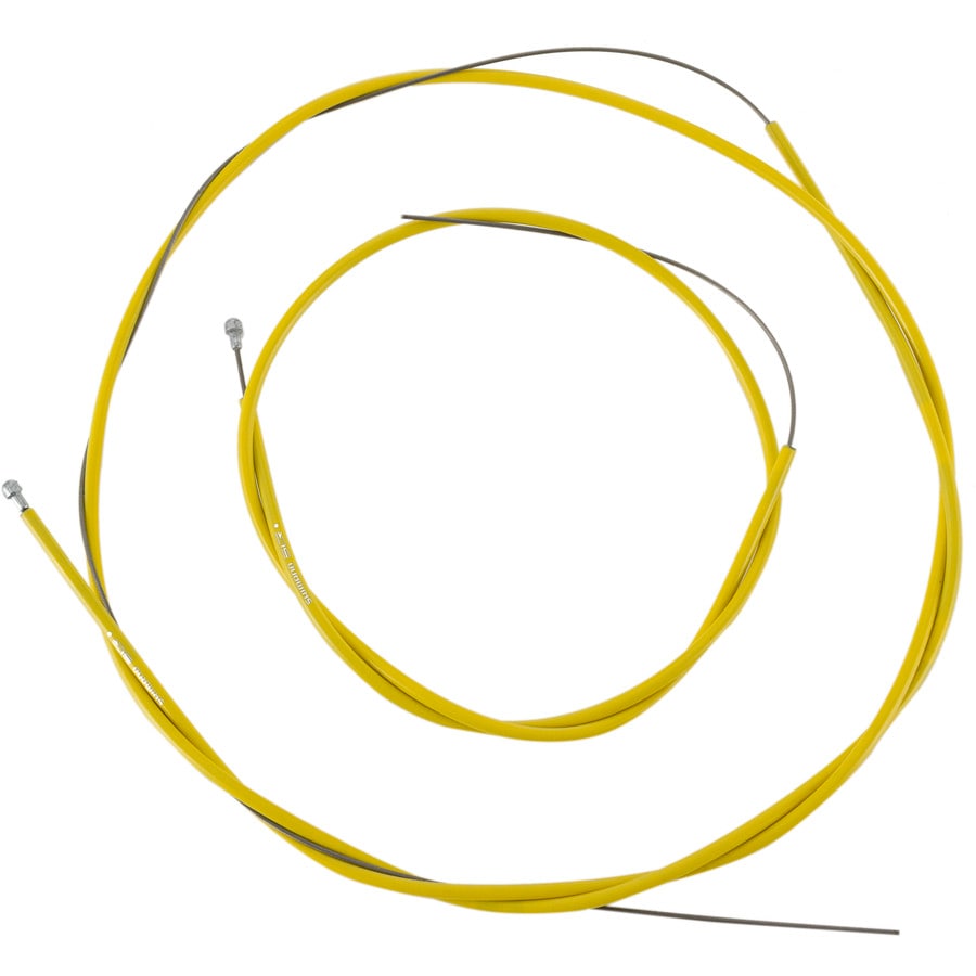 (取寄) シマノ PTFE ブレーキ ケーブル アンド ハウジング Shimano PTFE Brake Cable & Housing Yellow