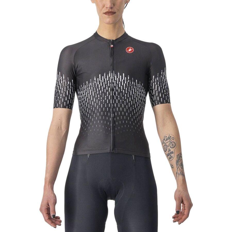 (取寄) カステリ レディース エアロ プロ フル-ジップ ジャージ - ウィメンズ Castelli women Aero Pro Full-Zip Jersey - Women's Light Black