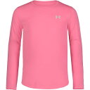 () A_[A[}[ K[Y XNvg S Upf O-X[u Vc - K[Y Under Armour girls Script Logo UPF Long-Sleeve Shirt - Girls' Fluo Pink