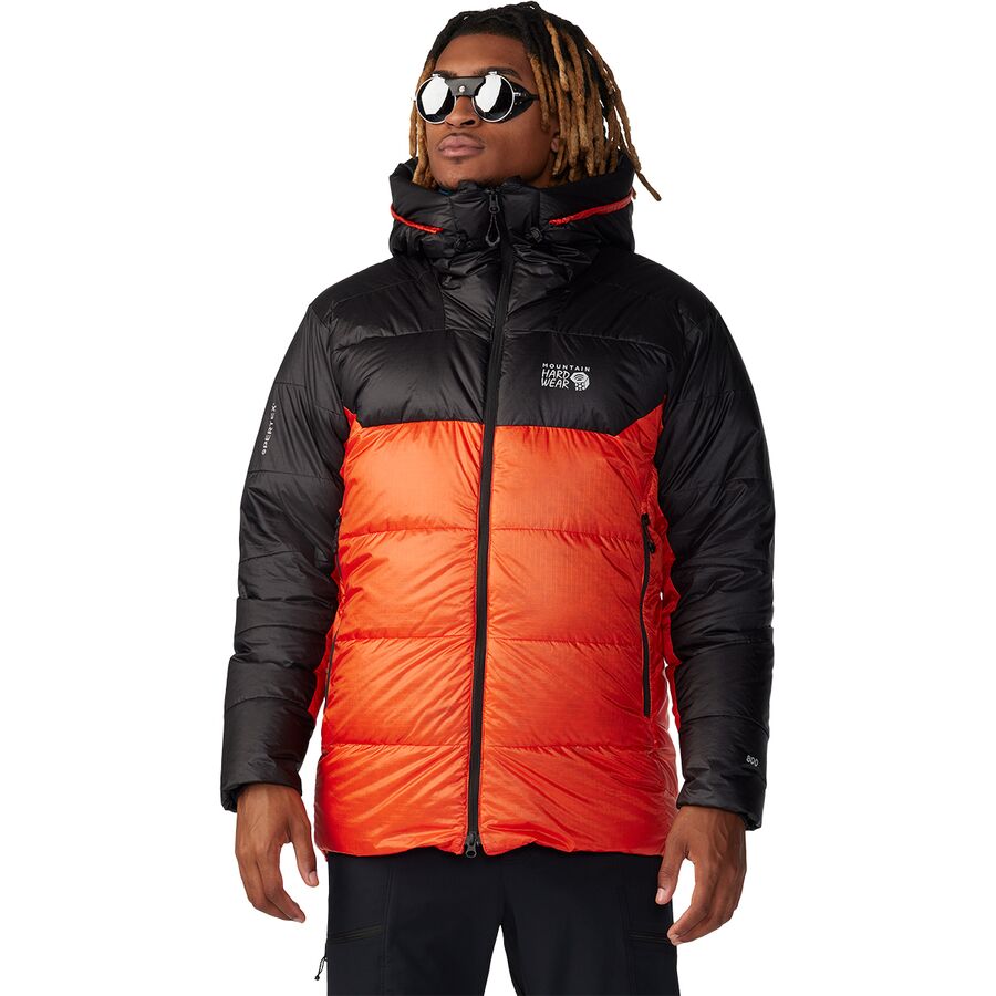 () ޥƥϡɥ  եȥ ӥ쥤  ѡ -  Mountain Hardwear men Phantom Belay Down Parka - Men's State Orange/Black