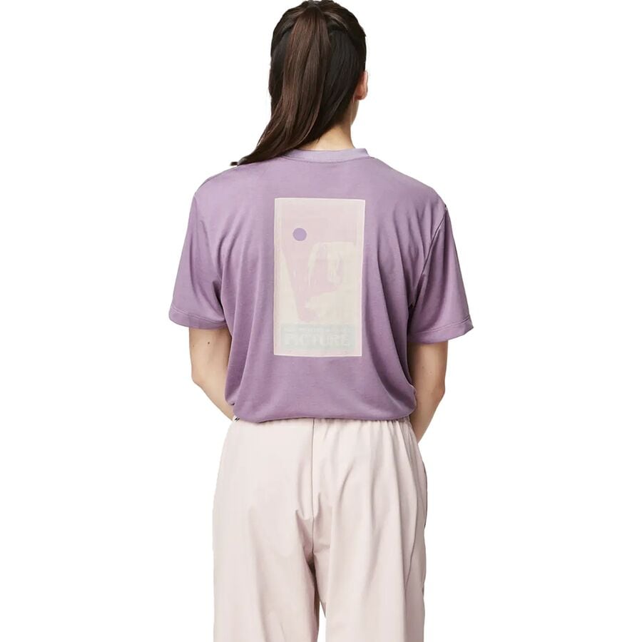 () sN`[I[KjbN fB[X ebN T-Vc - EBY Picture Organic women Elhm Tech T-Shirt - Women's Grapeade