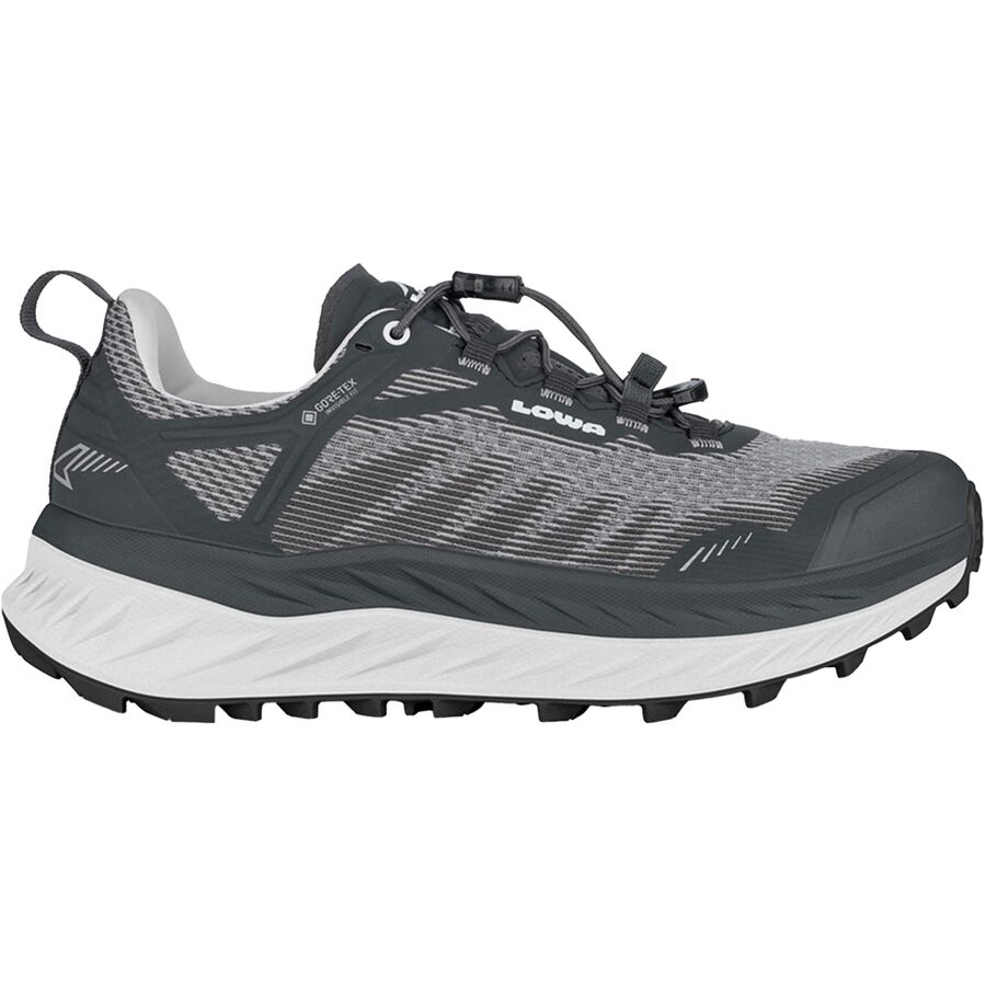 () С  եȥ Gtx ˥ 塼 -  Lowa men Fortux GTX Running Shoe - Men's Black/White