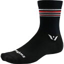 (取寄) スウィフトウィック アスパイヤー ミッドクルー ソック Swiftwick Aspire Mid-Crew Sock Red Black
