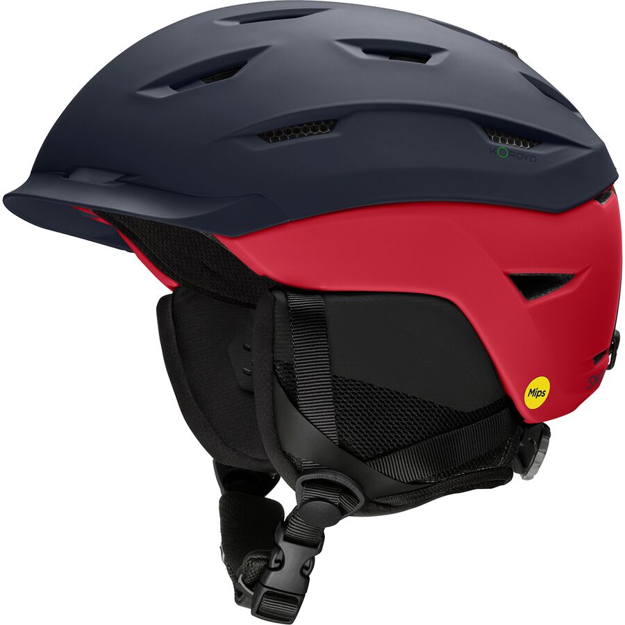 () ߥ ٥ ߥץ إå Smith Level Mips Helmet Matte Midnight Navy/Cri...