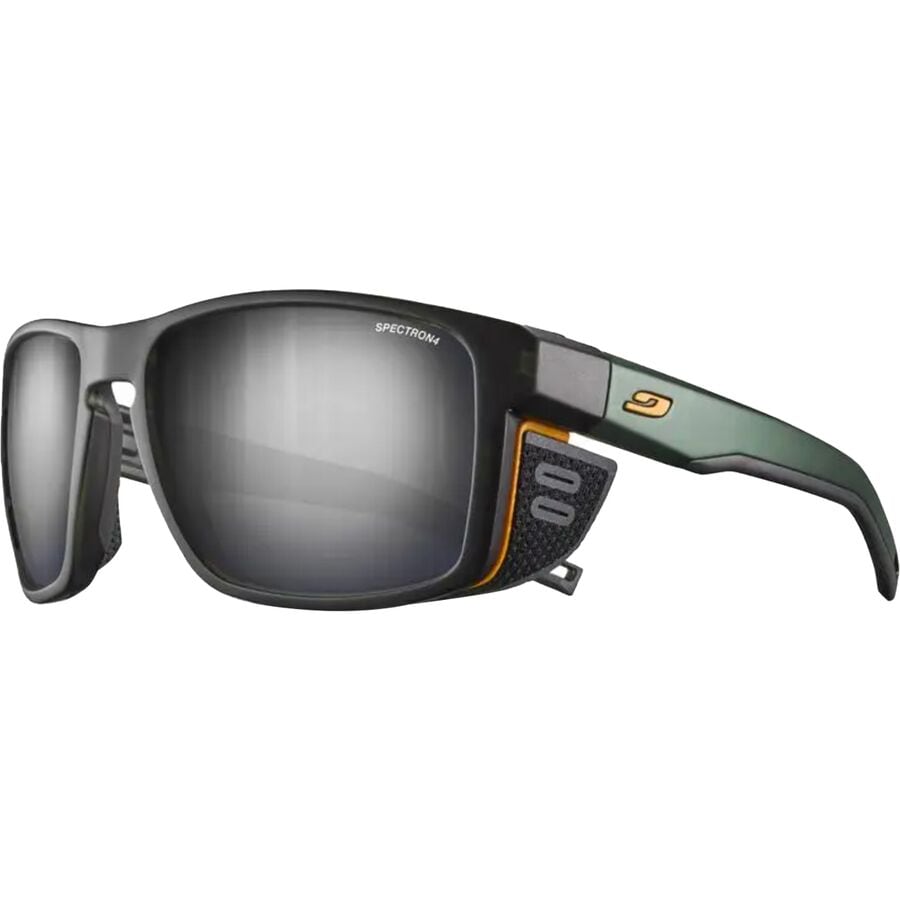 () W{ V[h XyNg 4 TOX Julbo Shield Spectron 4 Sunglasses Translucent Dark Green/Dark Green/Orange/Spectron 4