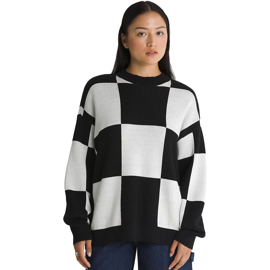 () oY fB[X {ebNX Z[^[ - EBY Vans women Vortex Sweater - Women's Black/Marshmallow