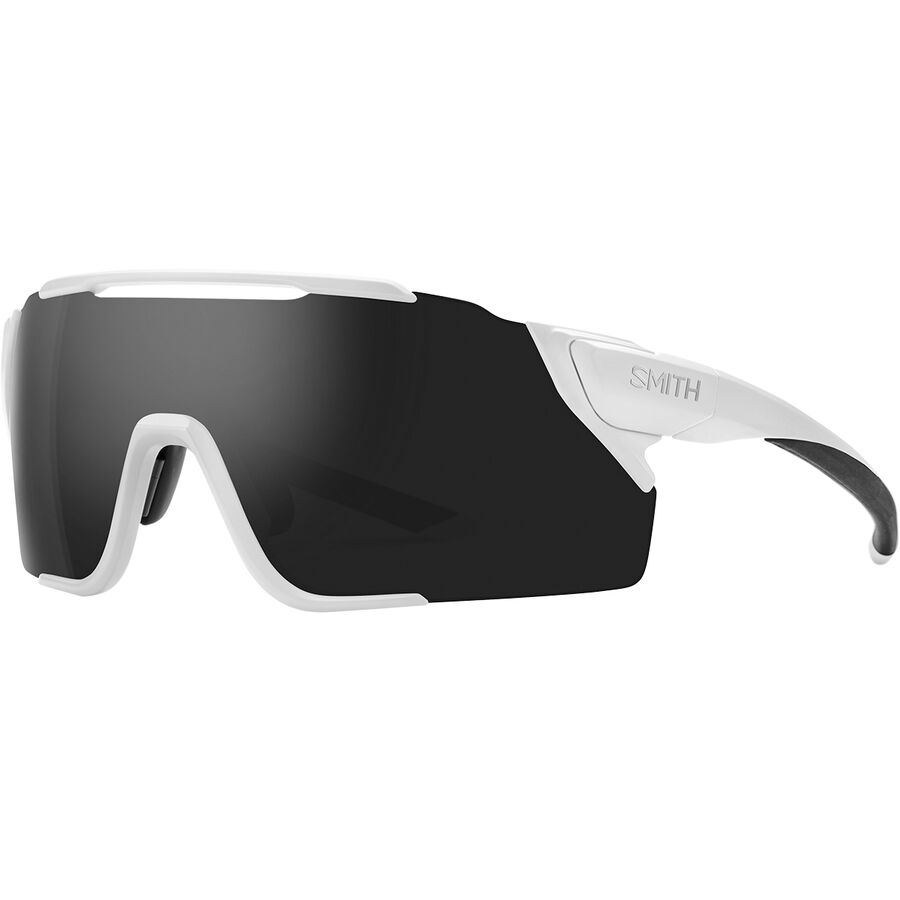 () X~X A^bN }O MTB N}|bv TOX Smith Attack MAG MTB ChromaPop Sunglasses Matte White/ChromaPop Black