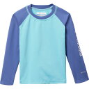 (取寄) コロンビア トドラー サンディー ショアーズ ロング-スローブ サンガード - トッドラー Columbia toddler Sandy Shores Long-Sleeve Sunguard - Toddlers' Aquamarine/Eve