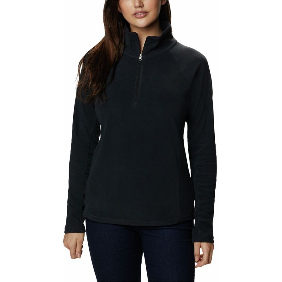 () ӥ ǥ 쥤 ե꡼ Iv 1/2-å ȥå -  Columbia women Glacial Fleece IV 1/2-Zip Top - Women's Black