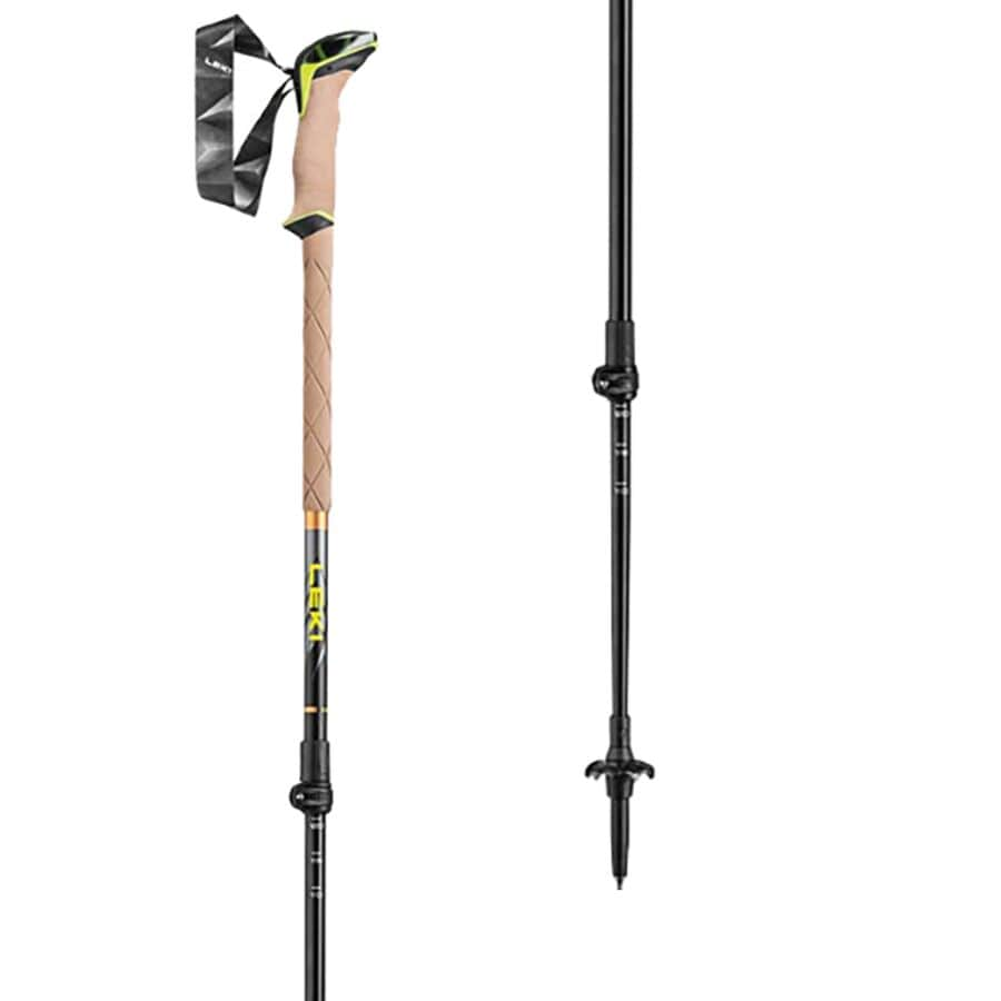 (取寄) レキ シェルパ トレッキング ポールズ LEKI Sherpa Trekking Poles Anthracite/Yellow