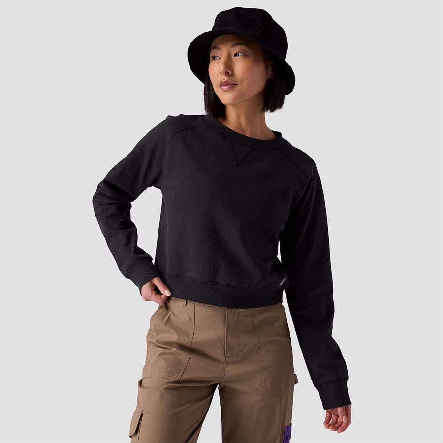 () XgCbN fB[X re[W W Nbvh N[ XEFbgVc - EBY Stoic women Vintage Gym Cropped Crew Sweatshirt - Women's Stretch Limo