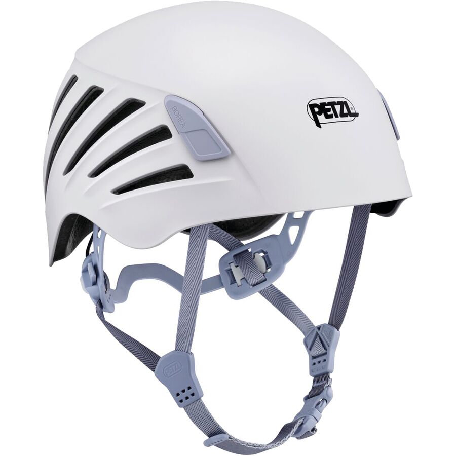 () yc {A NC~O wbg Petzl Borea Climbing Helmet Lilac White