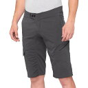 (取寄) 100% メンズ ライドキャンプ ショート - メンズ 100% men Ridecamp Short - Men's Charcoal/Charcoal