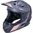 () ץƥ å ե-ե إå Kali Protectives Zoka Full-Face Helmet Stripe Matte Black/Bronze