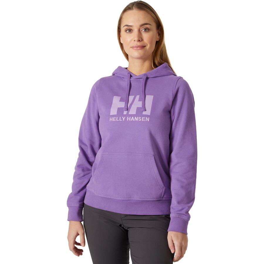 () w[nZ fB[X HH S u[fB - EBY Helly Hansen women HH Logo Hoodie - Women's Electric Purple