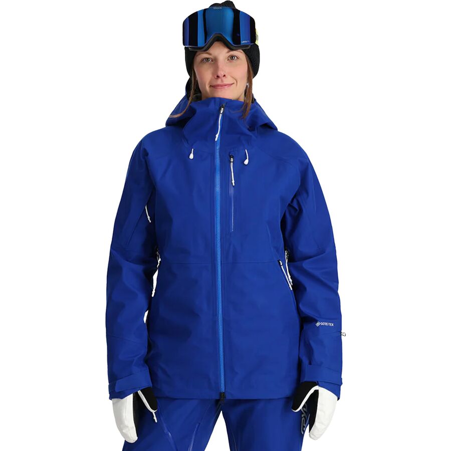 (取寄) スパイダー レディース ソリティア Gtx シェル ジャケット - ウィメンズ Spyder women Solitaire GTX Shell Jacket - Women's Electric Blue