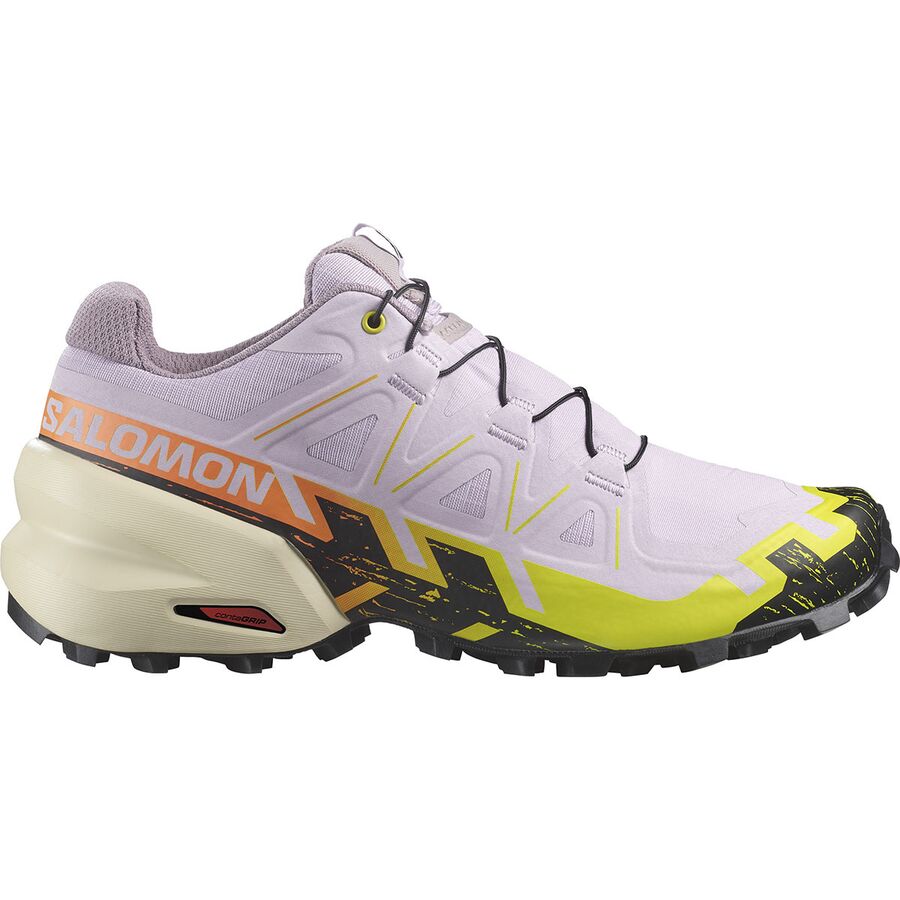 ■商品詳細■ブランドSalomonサロモン■商品名Speedcross 6 Trail Running Shoe - Women'sスピードクロス 6 トレイル ランニング シューズ - ウィメンズ■商品状態新品未使用・並行輸入品■色Orchid Petal/Black/Sulphur Spring■アッパー素材メッシュ (合成繊維、30% リサイクル)■閉鎖クイックレース（レースポケット付き）■フットベッド成型オーソライト■ミッドソールエナジーセル+ (EVA)■ソールマッドコンタグリップ■サポートタイプ中間■クッション中程度■かかと/前足の高さ30/20mm■ドロップ10mm■表示重量269.32g■アクティビティトレイルランニング■備考(取寄) サロモン レディース スピードクロス 6 トレイル ランニング シューズ - ウィメンズ Salomon women Speedcross 6 Trail Running Shoe - Women's Orchid Petal/Black/Sulphur SpringSalomon レディース シューズ スニーカー スポーツ ブランド ランニング マラソン カジュアル ストリート 大きいサイズ ビックサイズbc-SALZA2Q