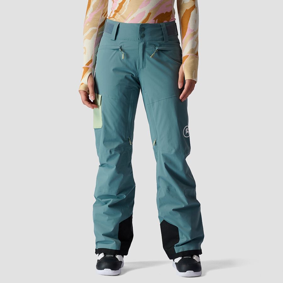 () Хåȥ꡼ ǥ 饹  ȥå 󥵥졼ƥå ѥ -  Backcountry women Last Chair Stretch Insulated Pant - Women's Goblin Blue/Reseda