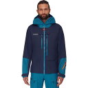 () }[g Y nfBObg GA[ HS t[fbg WPbg - Y Mammut men Haldigrat Air HS Hooded Jacket - Men's Marine/Deep Ice