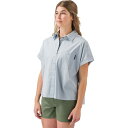 () tC[ fB[X AEh ^E Vc - EBY Flylow women Around Town Shirt - Women's Blue Steel