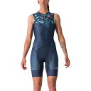 (取寄) カステリ レディース フリー サンレモ スリーブレス トライ スーツ - ウィメンズ Castelli women Free Sanremo Sleeveless Tri Suit - Women's Belgian Blue/Light Turquoise