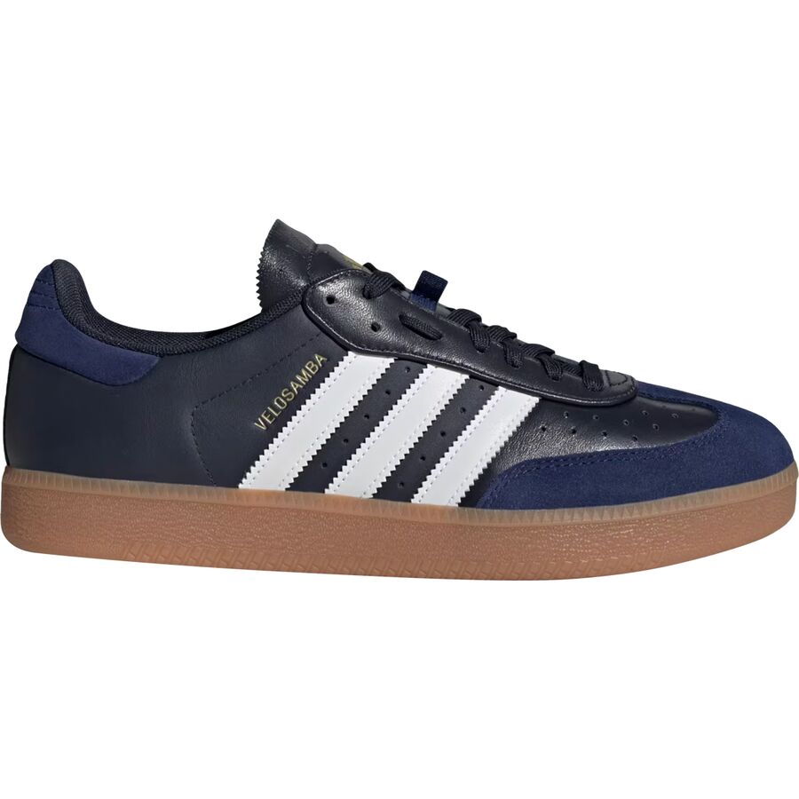 (取寄) アディダスサイクリング ヴェロサンバ レザー シューズ Adidas Cycling Velosamba Leather Shoe Legend Ink/FTWR White/Dark Blue