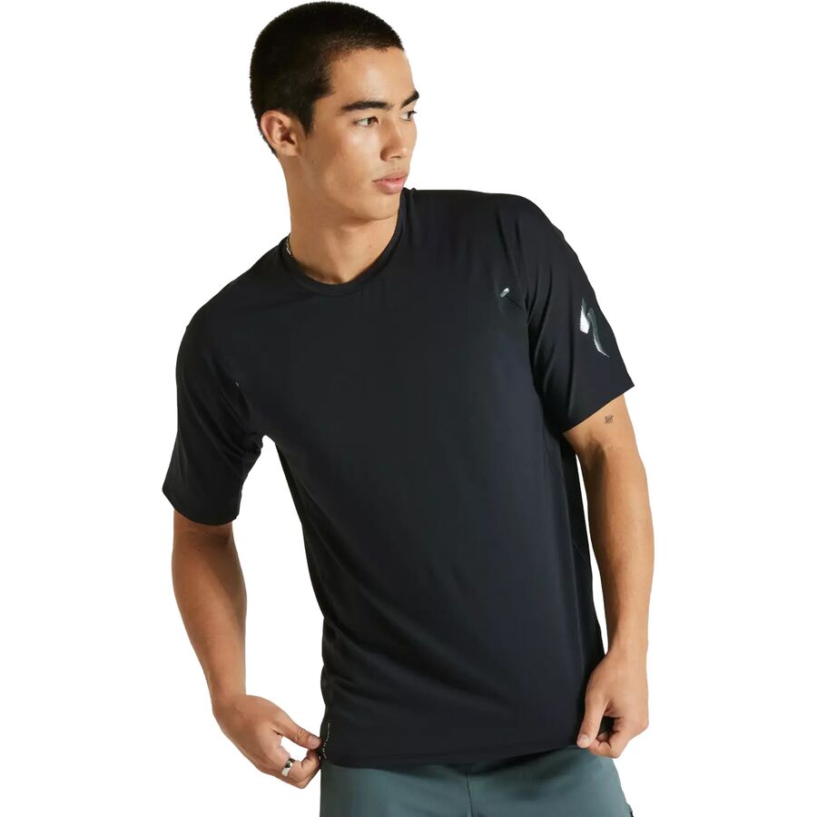 (取寄) スペシャライズド メンズ トレイル エアー ショートスリーブ ジャージ - メンズ Specialized men Trail Air Short-Sleeve Jersey - Men's Black