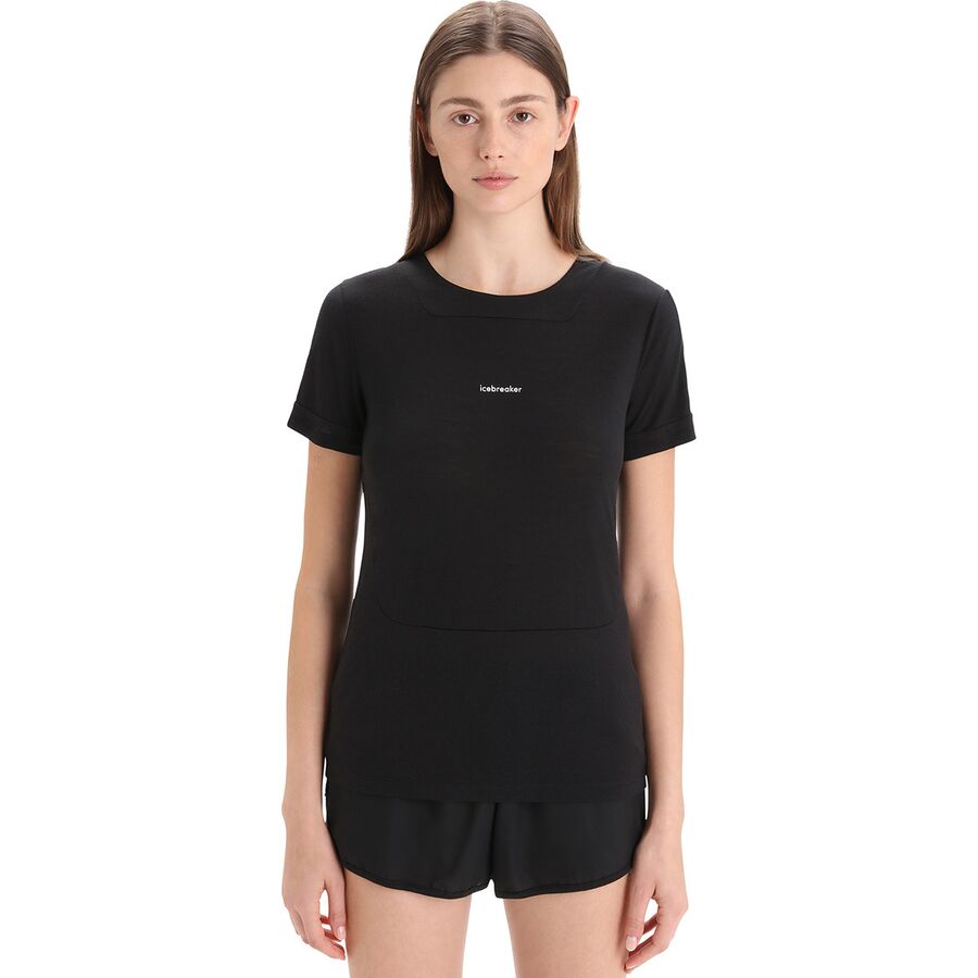 () ACXuCJ[ fB[X ][jbg V[gX[u T-Vc - EBY Icebreaker women ZoneKnit Short-Sleeve T-Shirt - Women's Black