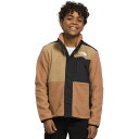 () m[XtFCX {[CY tHXg t[X }bVAbv WPbg - {[CY The North Face boys Forrest Fleece Mashup Jacket - Boys' Almond Butter