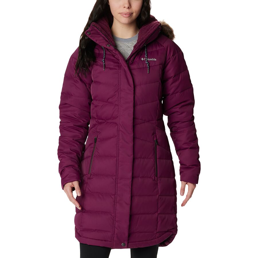 (取寄) コロンビア レディース ベル アイル ミッド ダウン ジャケット - ウィメンズ Columbia women Belle Isle Mid Down Jacket - Women's Marionberry