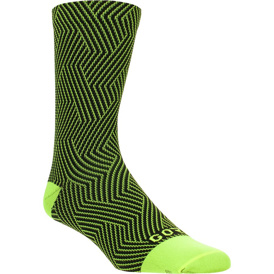 (取寄) ゴアウェア C3 オプティライン ミッド ソック GOREWEAR C3 Optiline Mid Sock Neon Yellow/Black