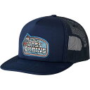 ブリクストン ニット帽 メンズ (取寄) ブリクストン バス ブレインズ ボート HP トラッカー ハット Brixton Bass Brains Boat HP Trucker Hat Washed Navy