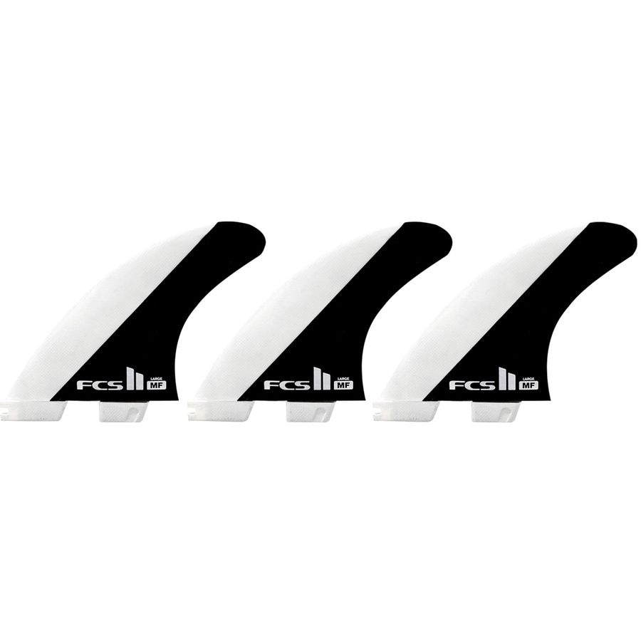 () FCS ~bN t@jO ptH[}X RA gC T[t{[h tBY FCS Mick Fanning Performance Core Tri Surfboard Fins Black/White