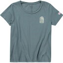 () g|fUC fB[X TOA T-Vc - EBY Topo Designs women Saguaro T-Shirt - Women's Slate Blue