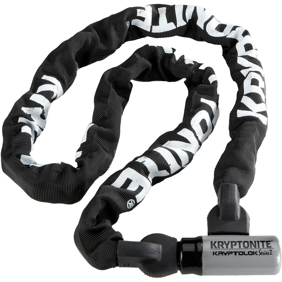 (取寄) クリプトナイト クリプトロック シリーズ 2 915 インテクレイテッド チェイン ロック Kryptonite KryptoLok Series 2 915 Integrated Chain Lock Black/Grey