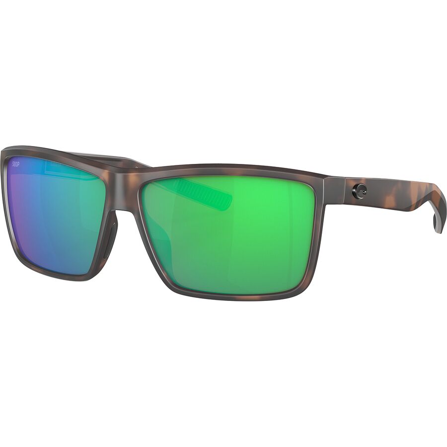 () RX^ R`[g 580P |[CYh TOX Costa Rinconcito 580P Polarized Sunglasses Matte Tortoise Frame/Green Mirror 580P