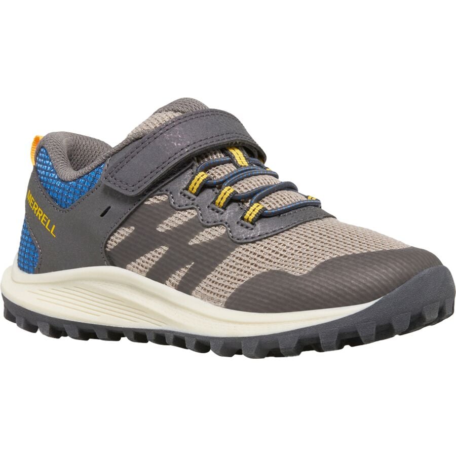 (取寄) メレル キッズ ノバ 3 スニーカー - キッズ Merrell kids Nova 3 Sneaker - Kids' Grey/Blue/Gold