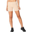 (取寄) ツータイムズユー レディース コア コンプレッション 5インチ ゲーム デイ ショート - ウィメンズ 2XU women Core Compression 5in Game Day Short - Women's Beige/Silver(4)