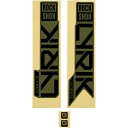 (取寄) ロックショックス リリック アルティメット デカール キット RockShox Lyrik Ultimate Decal Kit Gloss Black for Gloss Green, 2023