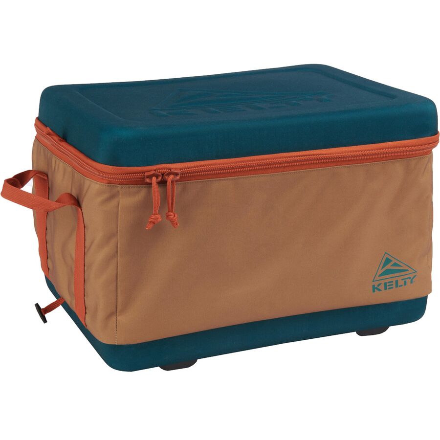 () PeB tH[fBO N[[ 48 Kelty Folding Cooler 48 Dull Gold/Deep Teal