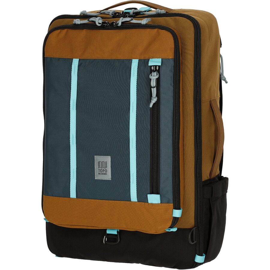 () g|fUC O[o gx 40L obO Topo Designs Global Travel 40L Bag Desert Palm/Pond Blue