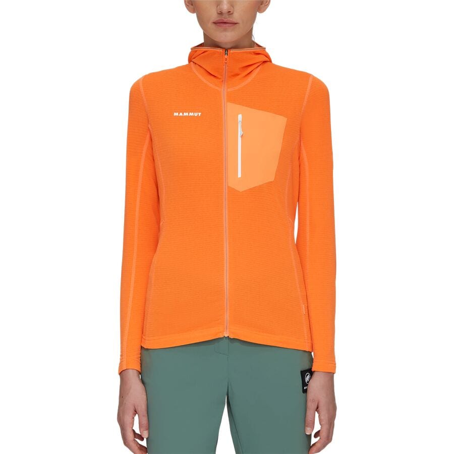 (取寄) マムート レディース アエナジー ライト ml フーデット ジャケット - ウィメンズ Mammut women Aenergy Light ML Hooded Jacket - Women's Tangerine