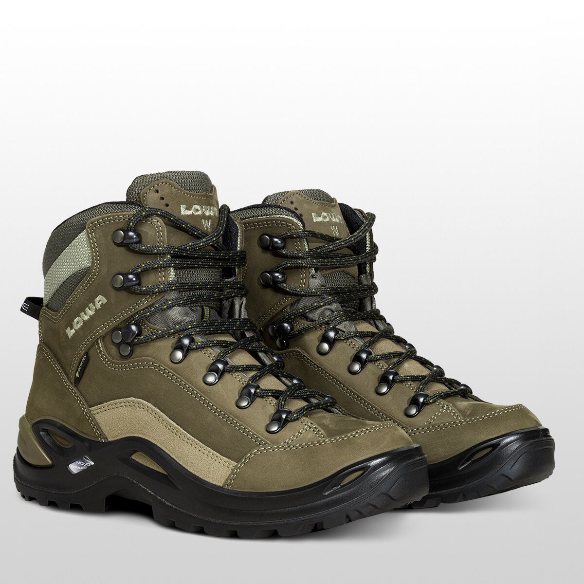 (取寄) ローバー レディース レネゲード Gtx ワイド ミッド ブーツ - ウィメンズ Lowa women Renegade GTX Wide Mid Boot - Women's Stone