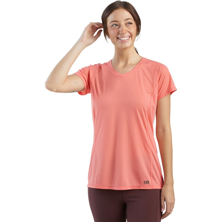 () AEghA T[` fB[X GR[ V[gX[u T-Vc - EBY Outdoor Research women Echo Short-Sleeve T-Shirt - Women's Guava