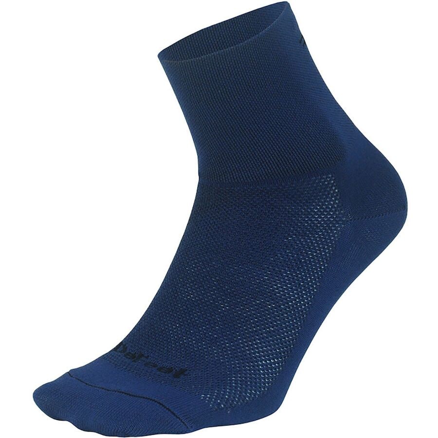 (取寄) デフィート エアイーター 3インチ ソック DeFeet Aireator 3in Sock Light Navy