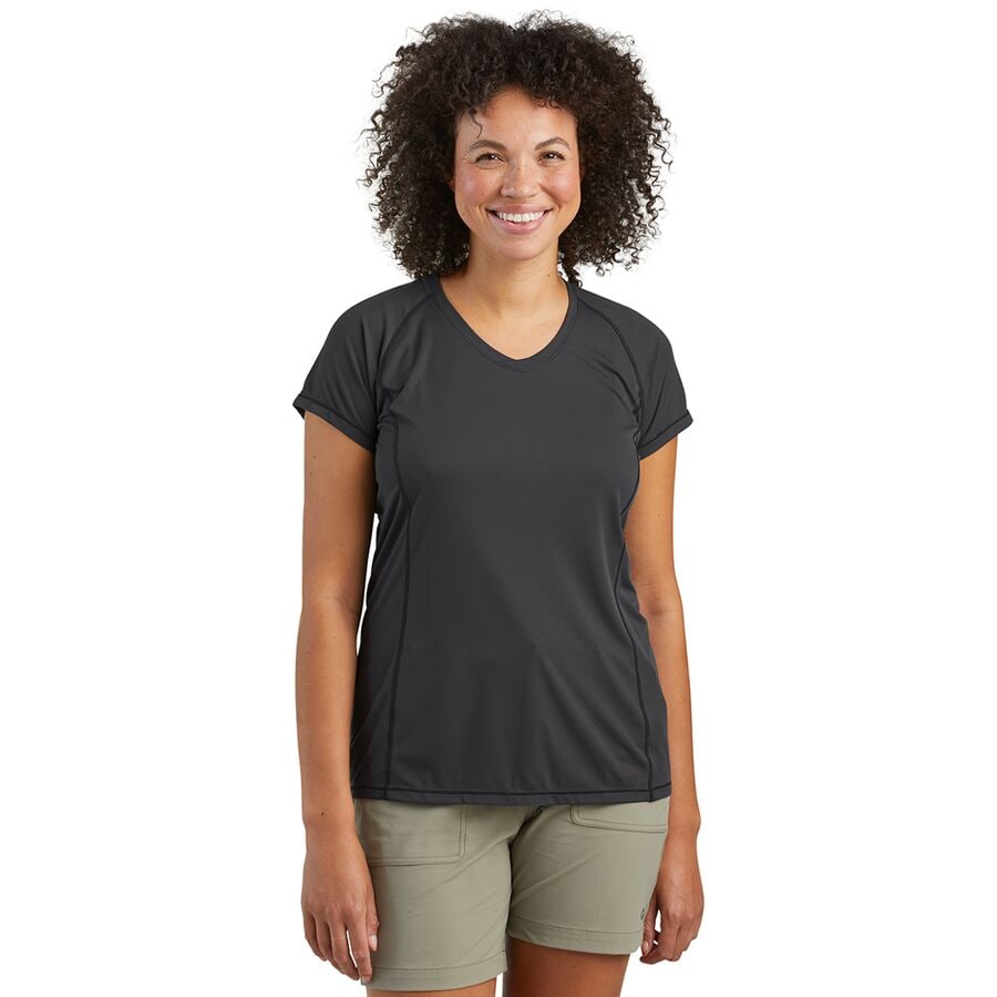 () AEghA T[` fB[X GR[ V[gX[u T-Vc - EBY Outdoor Research women Echo Short-Sleeve T-Shirt - Women's Storm
