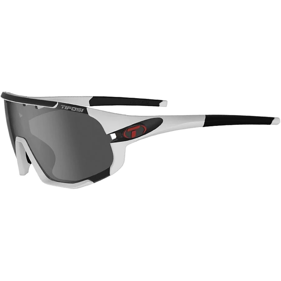 () eBtH[W IveBNX XbW TOX Tifosi Optics Sledge Sunglasses Matte White/Smoke/AC Red/Clear