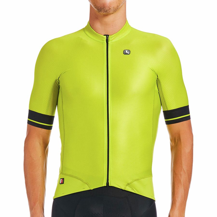 (取寄) ジョルダーナ メンズ FR-C プロ ショートスリーブ ジャージ - メンズ Giordana men FR-C Pro Short-Sleeve Jersey - Men 039 s Lime Punch/Black